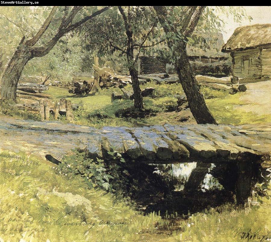 Isaac Levitan Small Beucke in the village Sawwinskaja Sloboda